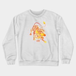 Vibrant Zodiac Leo Crewneck Sweatshirt